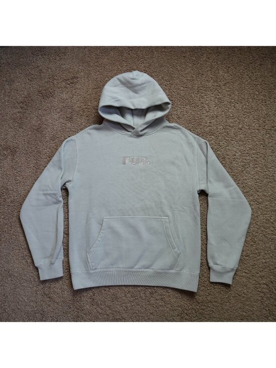 As Colour Other - AS Colour Hoodie Mens S Beige FUD Embroidered Faded Relax Pullover Streetwear